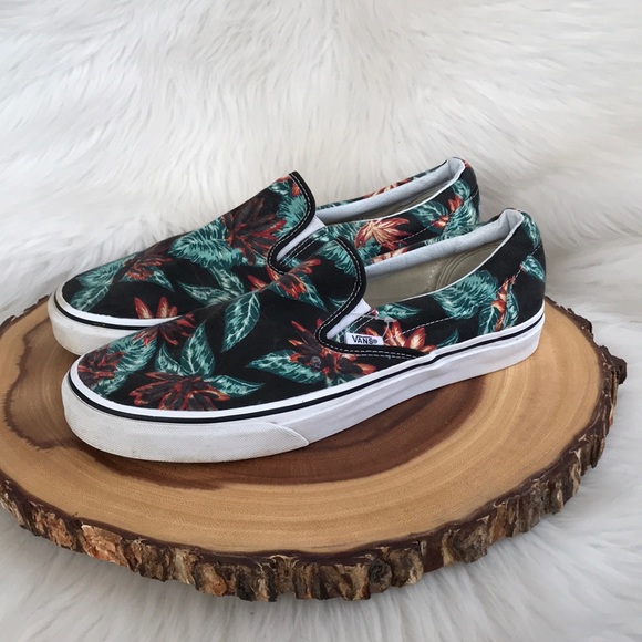 vans tropical slip on
